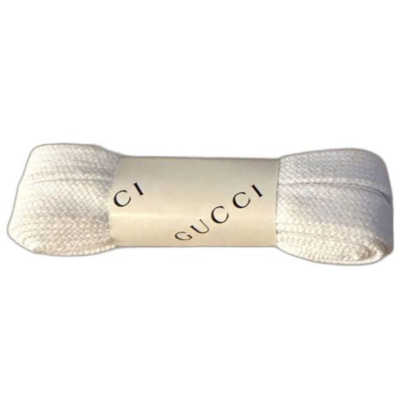 GUCCI - White Sneaker Laces - Picture 2 of 2